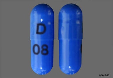 Blue Capsule D 08 - Ramipril 10mg Capsule