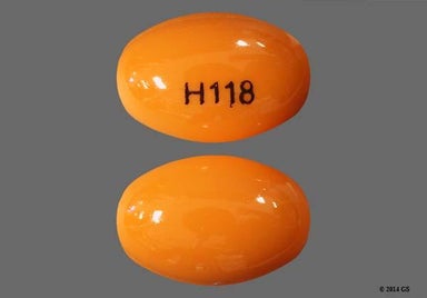 Orange Capsule H118 - Calcitriol 0.25mcg Capsule