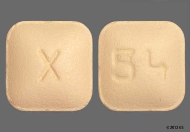 Beige Square X And 54 - Montelukast Sodium 10mg Tablet