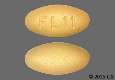 Yellow Oval Fl11 - Metronidazole 500mg Tablet