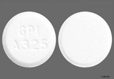 White Round PH 020 - Acetaminophen 325mg Tablet