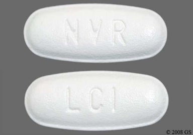 White Oval NVR - Tekturna HCT 150mg-12.5mg Tablet