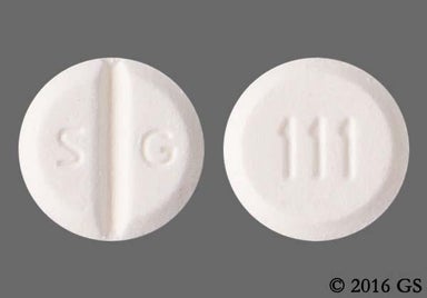 White Round S G - Hydrochlorothiazide 25mg Tablet