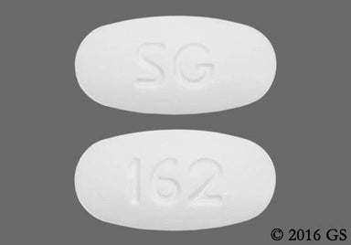 White Oval 162 - Irbesartan 300mg Tablet