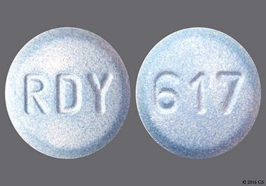 Blue Round Rdy And 617 - Eszopiclone 3mg Tablet