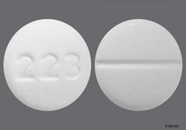 White Round 223 - Oxycodone Hydrochloride 5mg Tablet