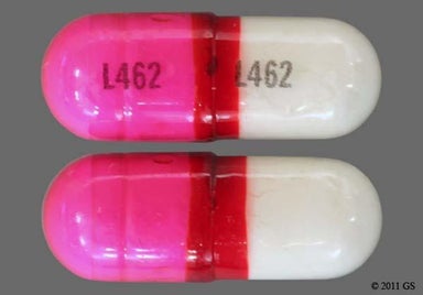 Pink, White Capsule L462 L462 - GNP Allergy 25mg Capsule