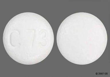 White Round C 73 - Amlodipine/Olmesartan Medoxomil 5mg-20mg Tablet
