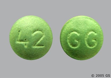 Green Round 42 And Gg - Imipramine Hydrochloride 50mg Tablet