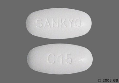White Oval Sankyo And C15 - Olmesartan Medoxomil 40mg Tablet