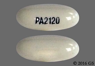 White Pa2120 - Valproic Acid 250mg Capsule