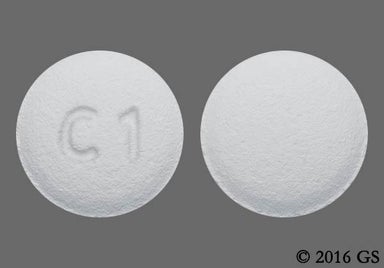 White Round C1 - Amlodipine/Olmesartan Medoxomil 5mg-20mg Tablet