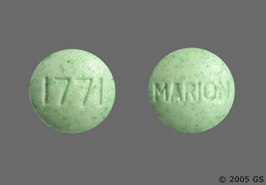 Green Round Marion And 1771 - Diltiazem Hydrochloride 30mg Tablet