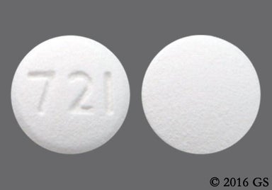 White Round 721 - Nateglinide 60mg Tablet