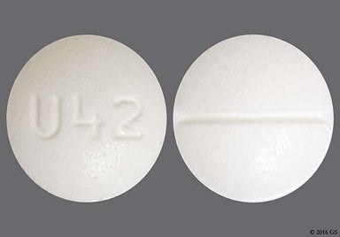White Round U42 - Methadone Hydrochloride 10mg Tablet