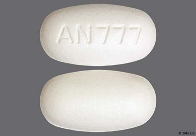 White Oblong AN 777 - Linezolid 600mg Tablet