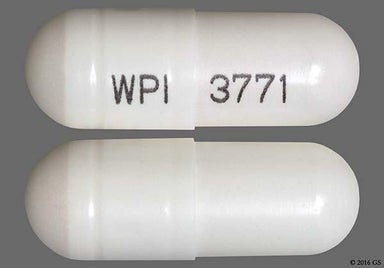 White Wpi 3771 - Dutasteride and Tamsulosin Hydrochloride 0.5mg-0.4mg Capsule
