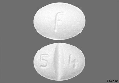 White Oval 5 4 - Escitalopram 10mg Tablet