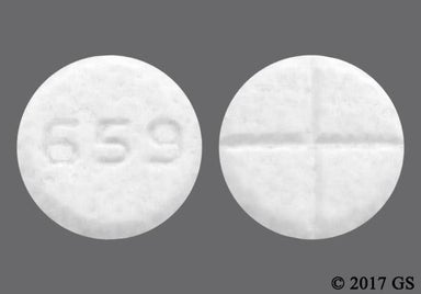White Round 659 - Pyridostigmine Bromide 60mg Tablet