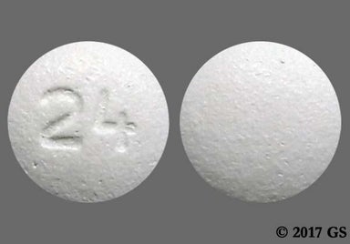 White Round 24 - Amlodipine/Olmesartan Medoxomil 5mg-20mg Tablet