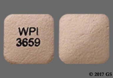 Pink Square Wpi 3659 - Desvenlafaxine 50mg Extended-Release Tablet