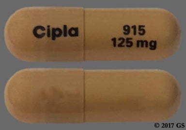 Brown Capsule Cipla 915 125 mg - Flutamide 125mg Capsule