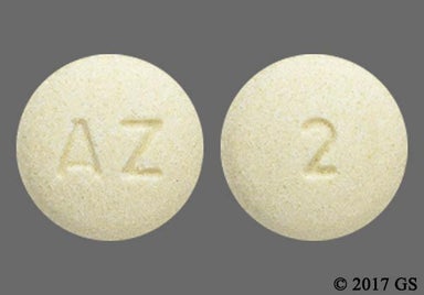 Yellow Round 2 And Az - Aripiprazole 5mg Tablet