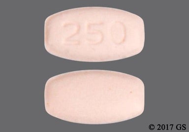 Pink Modified rectangle 250 - Aripiprazole 5mg Tablet