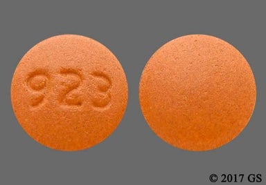 Brown Round 923 - Eletriptan Hydrobromide 40mg Tablet