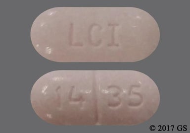 Pink Oblong 14 35 - Metaxalone 800mg Tablet