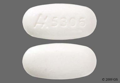 White Oval LOGO 5306 - Acyclovir 400mg Tablet