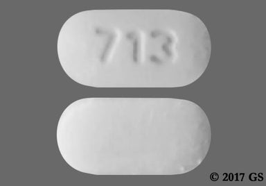 White Oblong 713 - Ezetimibe 10mg Tablet