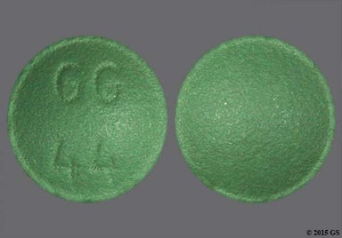 Green Round GG 44 - Amitriptyline Hydrochloride 25mg Tablet
