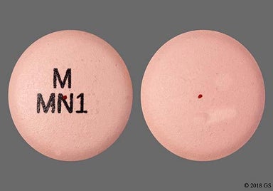 Pink Round M Mn1 - Metformin Hydrochloride 1000mg Extended-Release Tablet