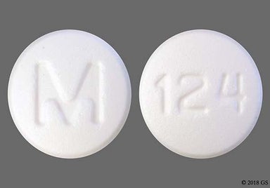 White Round M And 124 - Olmesartan Medoxomil 40mg Tablet