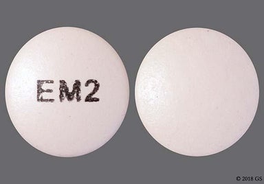Pink Round Em2 - Oxybutynin Chloride 10mg Extended-Release Tablet