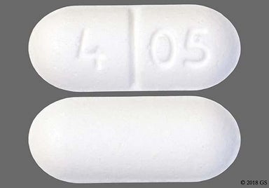 White Oblong 4 05 - Ethacrynic Acid 25mg Tablet