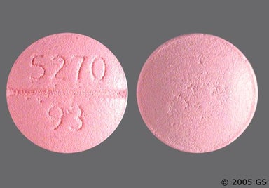 Pink Round 93 5270 - Bisoprolol Fumarate 5mg Tablet