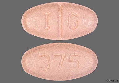 Pink Oval I G And 375 - Quinapril Hydrochloride/Hydrochlorothiazide 20mg-12.5mg Tablet