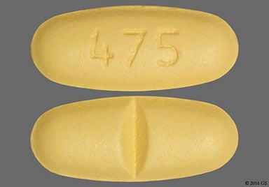 Yellow Oval 475 - Imatinib Mesylate 400mg Tablet