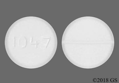 White Round 1047 - Lamotrigine 100mg Tablet