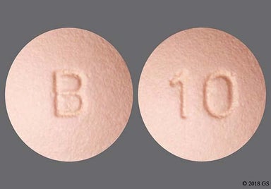 Pink Round 10 - Rosuvastatin Calcium 10mg Tablet