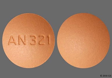 Orange Round AN 321 - Niacin 500mg Extended-Release Tablet