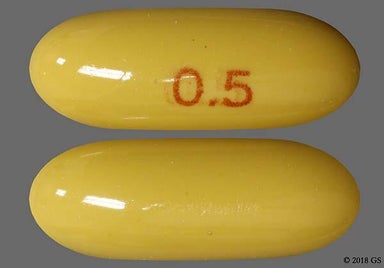 Yellow 0.5 - Dutasteride 0.5mg Capsule