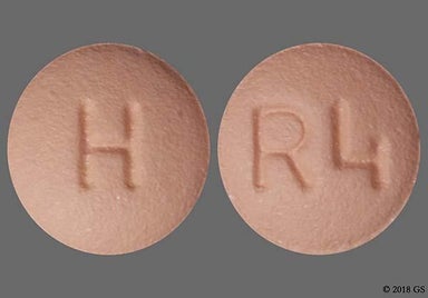 Pink Round R4 And H - Rosuvastatin Calcium 10mg Tablet