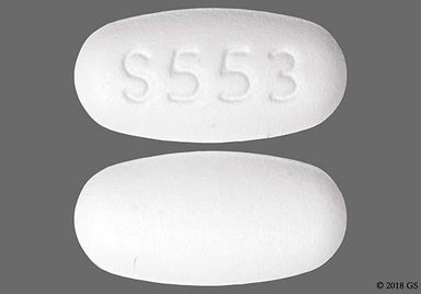 White Oblong S 553 - Olmesartan Medoxomil/Hydrochlorothiazide 40mg-25mg Tablet