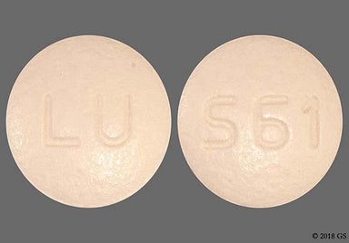Pink Round S61 And Lu - Desvenlafaxine 50mg Extended-Release Tablet