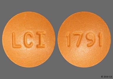 Orange Round Lci And 1791 - Fluphenazine Hydrochloride 10mg Tablet