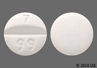 White Round 7 99 - Labetalol Hydrochloride 200mg Tablet