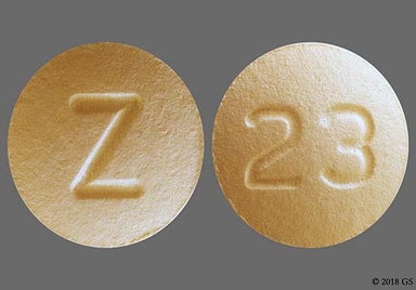 Peach Round 23 And Z - Darifenacin Hydrobromide 15mg Extended-Release Tablet